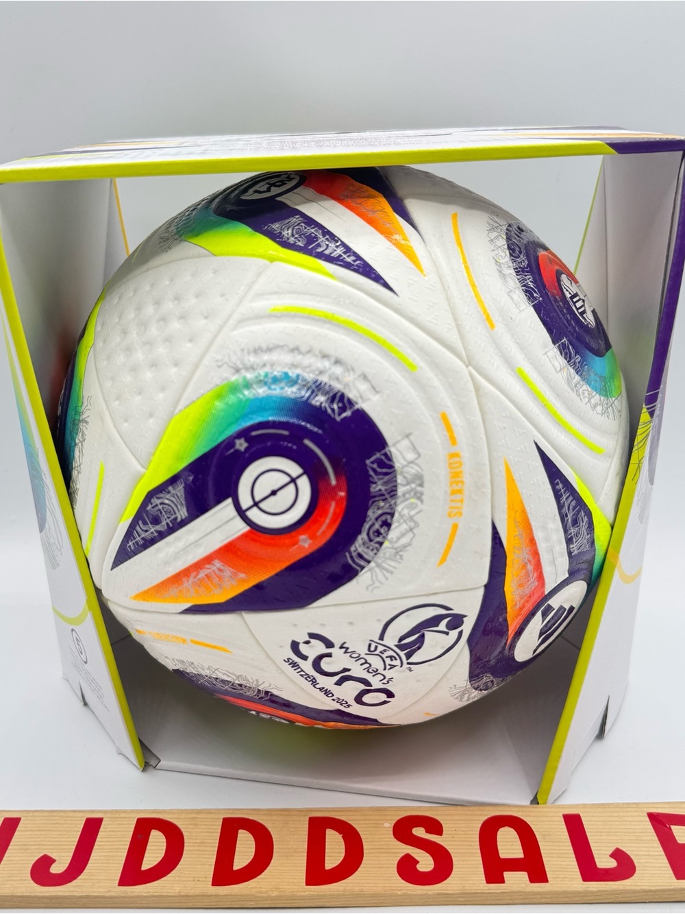 Adidas Euro 25 Pro Match Soccer Ball Women's Size 5 White JH1261 NIB $170
New